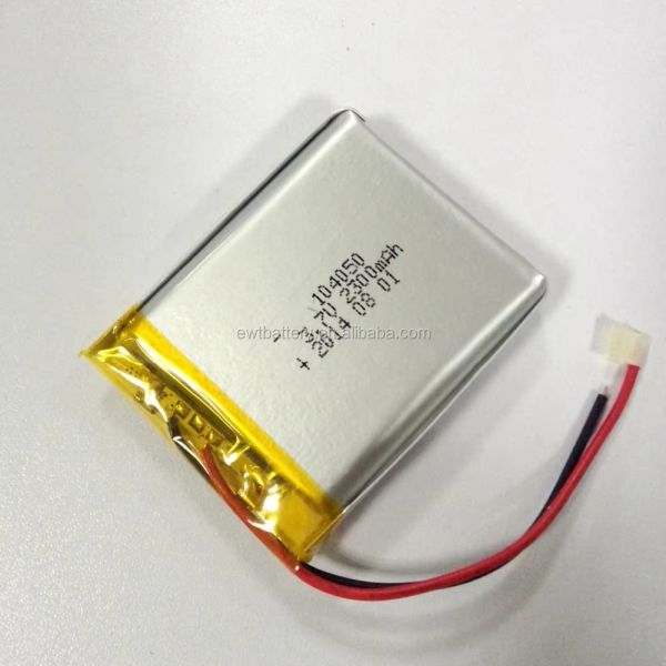 Li-polymer Rechargeable Battery 104050 Li Polymer Battery 3.7v