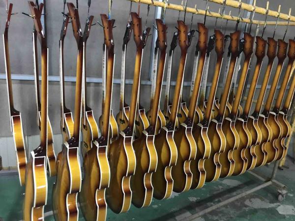 Solid Flame Maple Top 5 Strings Bass Guitar Ebony Fingerboard Custom Gold Hardware Ash Wood Electric Bass
