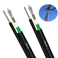 Jiqian aérien extérieur 48 noyau fig 8 câble à fibre optique auto-supportant figure blindé 8 câble à fibre optique GYTC8S