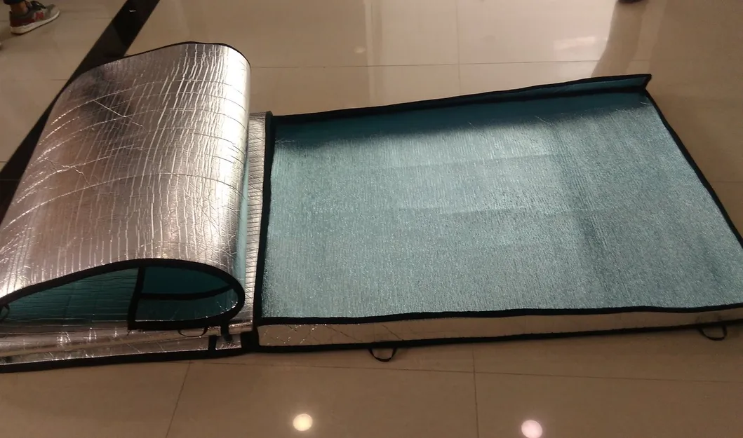 Cold Chain Insulated Pallet Cover EPE Bubble Woven Fabric Foil Pallet Cover