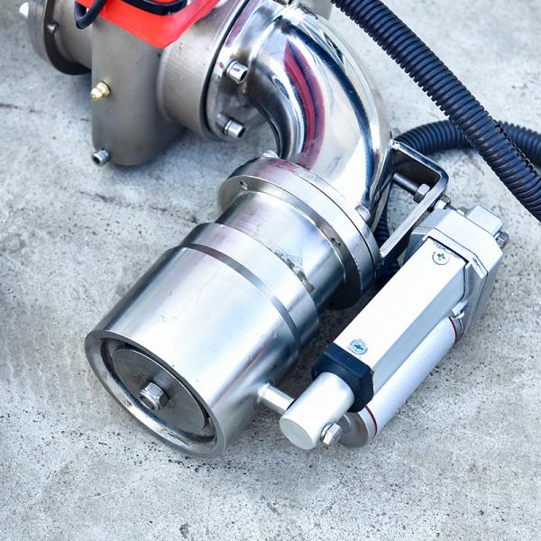 Acier inoxydable 24V canon à eau électrique 2,5 pouces éjecteur automatique avec alimentation externe