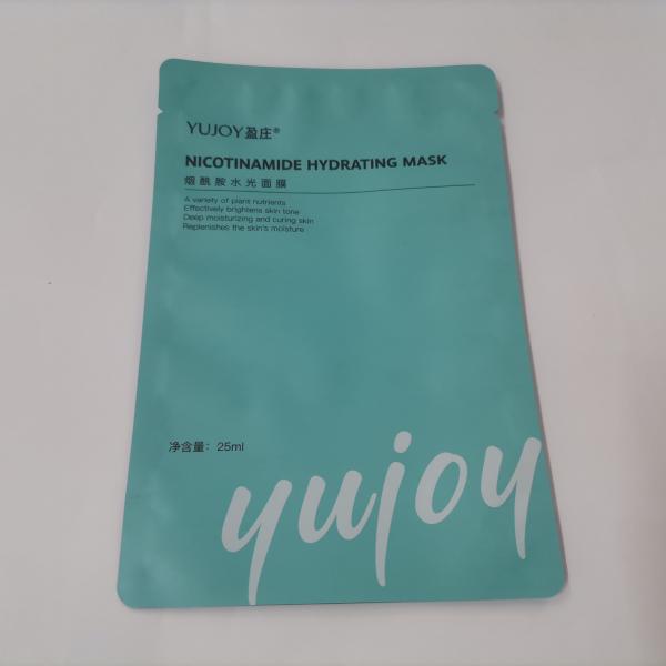 Aluminized Material 3 Side Seal Bags Mask Packaging With Tear