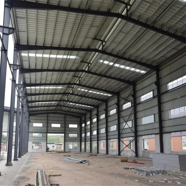 Modular Hot Dip Galvanized Steel Structure Workshop Building Lightweight