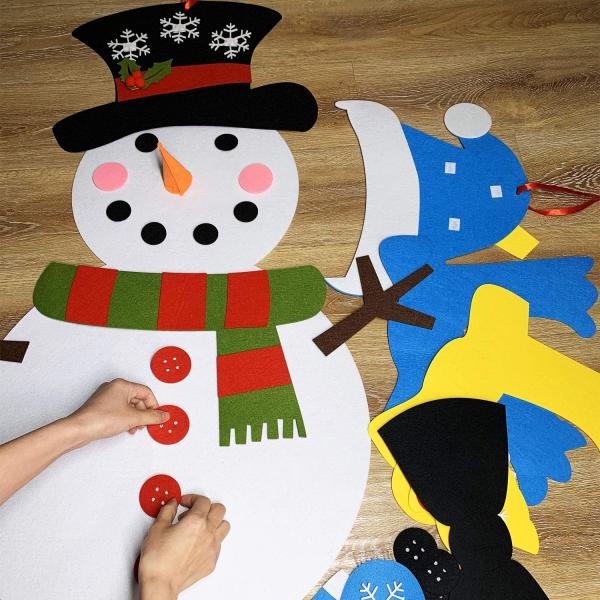 Handmade Door Wall Hanging Felt Christmas Decorations
