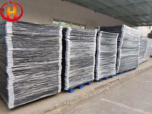 Reusable Waterproof Corrugated Plastic Packaging Sheets Black 48x96