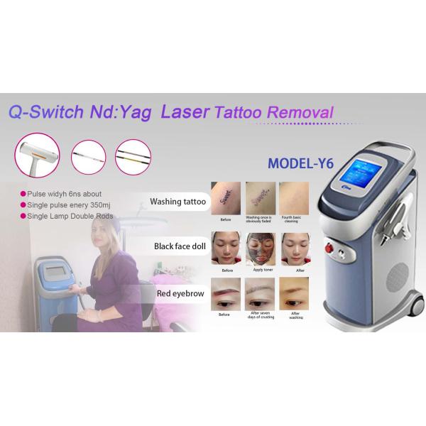 Équipement de retrait de tatouage laser permanent Machine de retrait des marques de naissance
