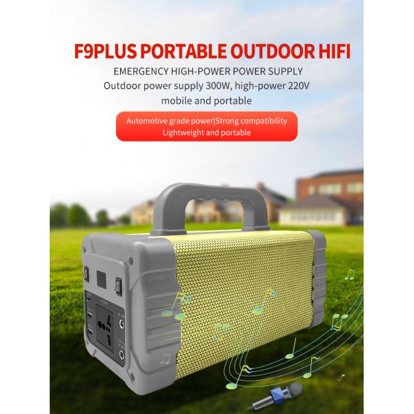 300W Portable Battery Power Station With MPPT Controller For Outdoor Adventures