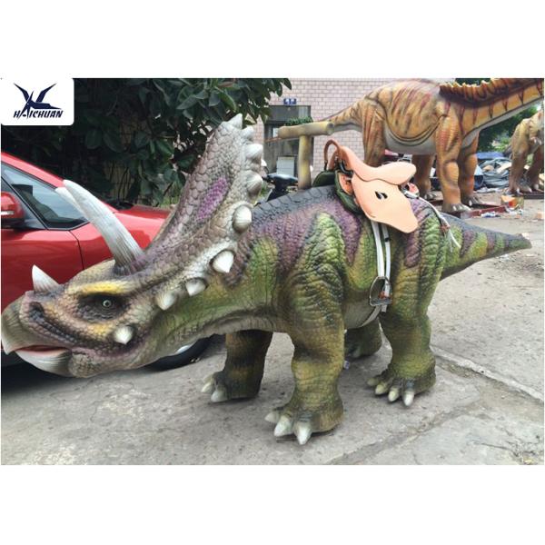 Kiddie Animatronic Walking Large Ride On Dinosaur Theme Park Game Center