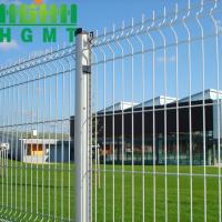 Cerca de arame 3D revestida de PVC soldada para jardim