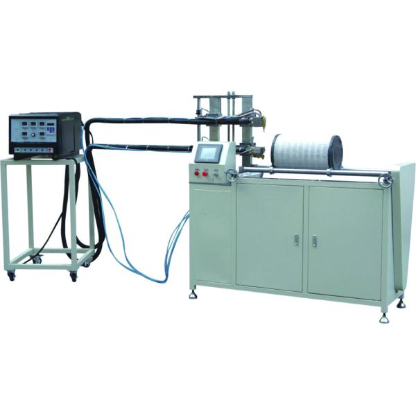 Horizontal Hot Melt Glue Applicator Machine , Durable Air Filter Manufacturing Equipment