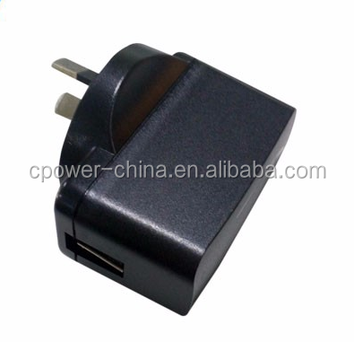 DC Output Type Black 5V 2A 5V 1A 5V 500Ma 5V 0.5A USB Power Adapter for Not Common AC