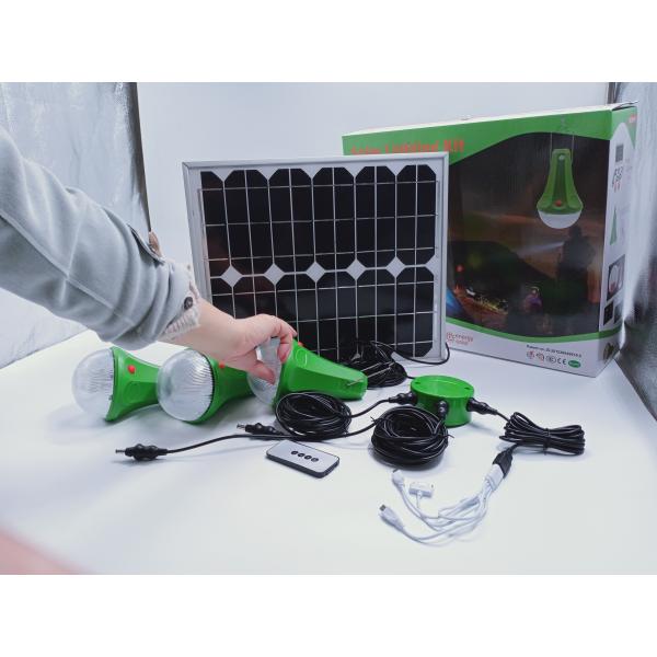 Источник питания Пластиковые солнечные лампы 3500K 3pcs*3W Для яркого освещения