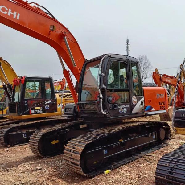 20Ton Mini Bagger Used Farm Excavator Hitachi Engine Free Shipping 0-2000 Working Hours