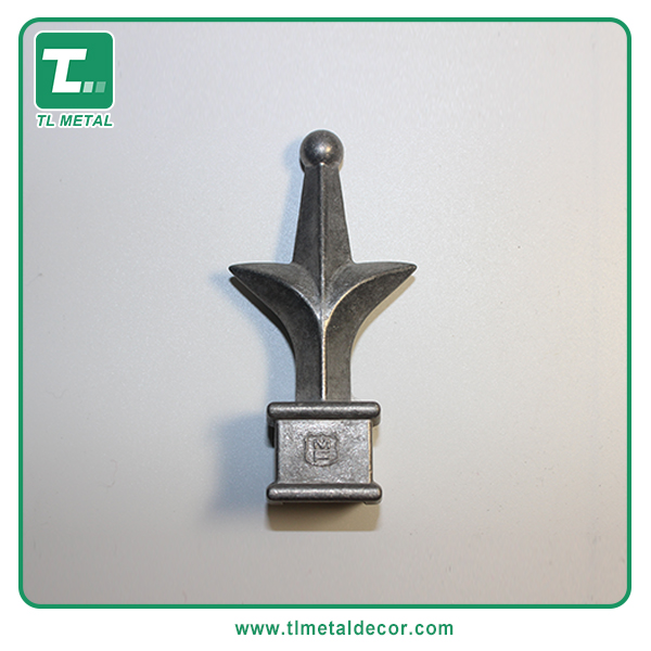 Manufacture aluminum die casting  fence picket spearheads finial ornaments 5/8