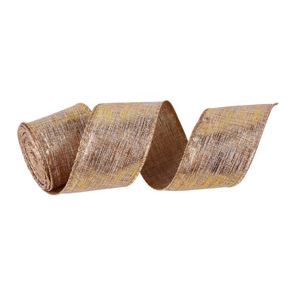 Polyester Wired Christmas Ribbons Supported by MSD Ribbons for Holiday Gift Wrapping