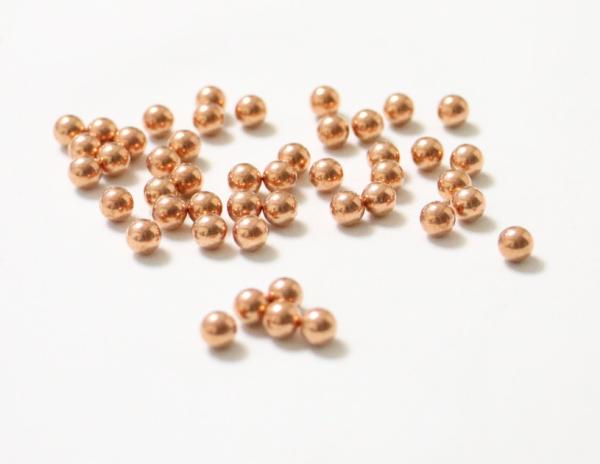 Bolas de cobre contínuas do T2 0.5mm 1.2mm 1.588mm para o estábulo da indústria eletrônica
