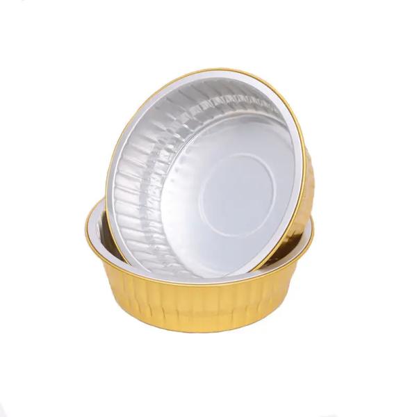 7 Inch Full-size Silver Food-grade BBQ Foil Container With Lid Ideal for Pizza Picnic