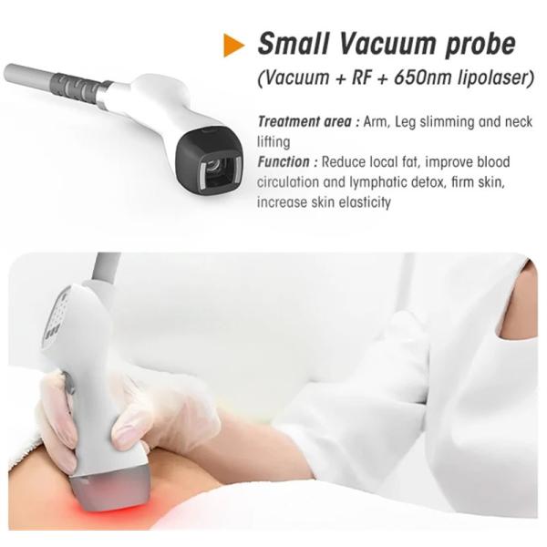 Terapia con rodillos de vacío 4 en 1 Cavitación 40k Máquina de eliminación de grasa