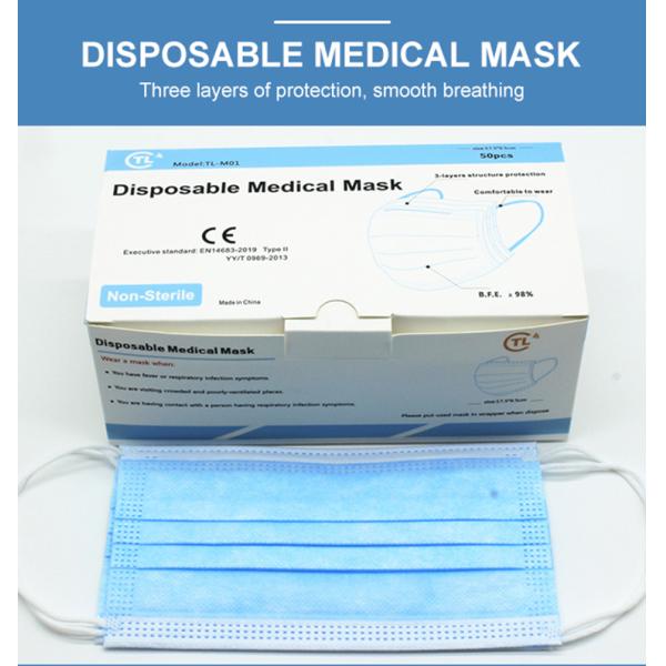 Personal Protective Surgical Mask 3PLY Disposable Medical Face Mask