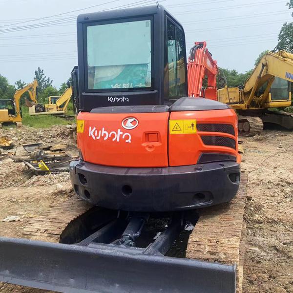 KX155 Used Kubota Excavators Rubber Tracked Middle Second Hand Excavator Digger 48.3kw