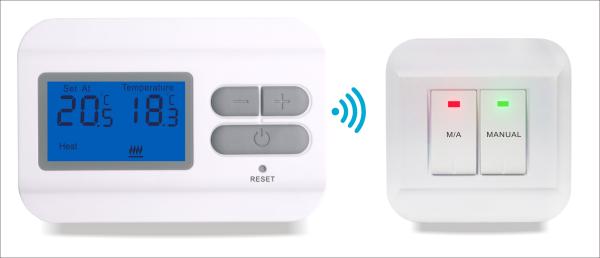 Condicionador de ar sem fio do termostato da sala de Digitas com grande visualização óptica