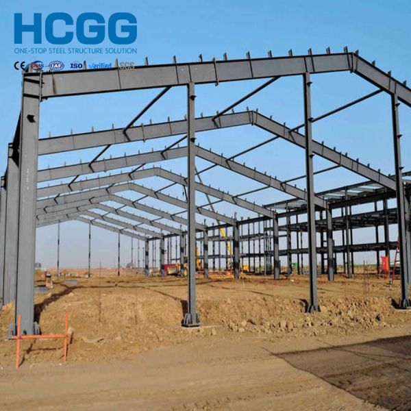 Clear Span Steel Structure Aircraft Hangar Pre-engineered Steel Frame Helicopter Hangar Shed with H Beam Easy Assembly