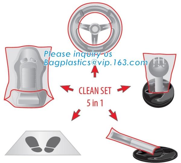 Car Seat Cover Protector Disposable Transparent Seat Protective Covers, Workshop Garage Strong Pull And Durable Seat