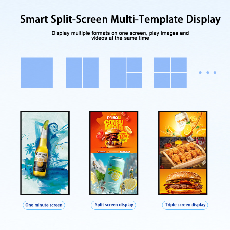 Portable Outdoor Digital Signage 1500 Nits IP65 Waterproof A-Frame Digital Sandwich Board for Retail & Restaurant