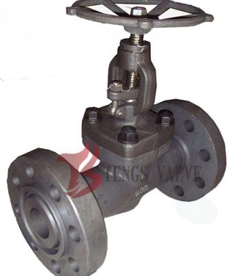 Plug Disc Dn50 Industrial Globe Valve , Flanged RTJ End Carbon Steel Globe Valve