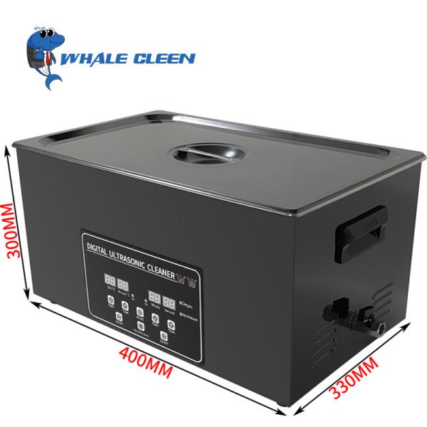 Digitas ultrassônico 420W do líquido de limpeza um controle de 20 do litro preto Semiwave desgaseifica a máquina de limpeza