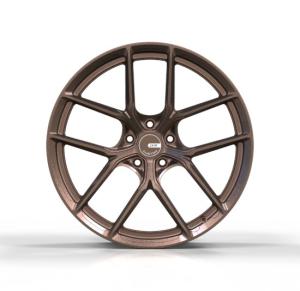 18x7.5 5x120 Lightweight Wheels ET25 Brushed Brown Aluminum Alloy