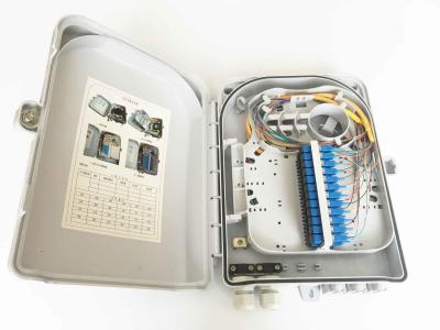 24 tipos exteriores e Polo da montagem da parede da caixa de distribuição IP55 da fibra ótica dos núcleos FTTH