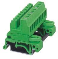 Din Rail Plug-in Terminal Block Header Pin 06 poles pitch:5.08mm / 0.2 in