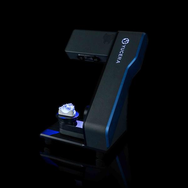 YUCERA Dental Lab Scanner 3D Dental Scanner with 20s Scan Time 2 x 3.0MP Camera Resolution and ≤ 10 µm Accuracy