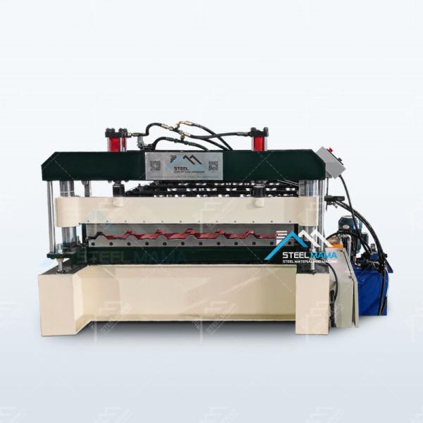 冷たい材料 厚さ 0.3-0.8mm メタル屋根パネル マシン 効率的に生産