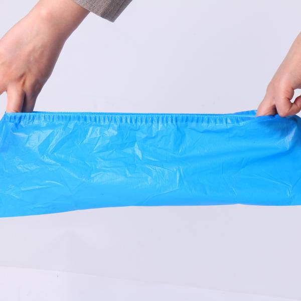Waterproof Disposable Elastic CPE Shoe Cover with Anti-slip pattern  For Lab And Cleanroom