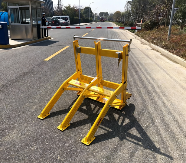 Mobile Vehicle Barrier portable vehicle barrier system ideal for temporary traffic redirection and site access management