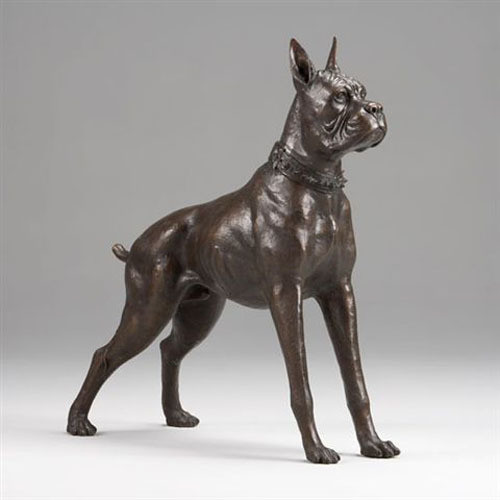 Engraving Bronze Greyhound Dog Statue for Garden Decoration in Europe Competition
