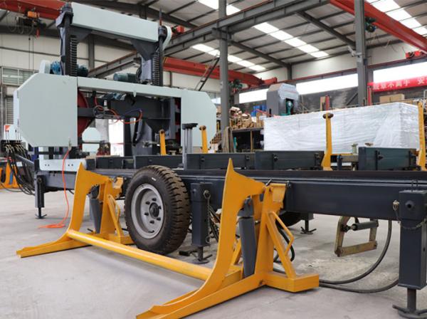 Quality Automatic Wood Cutting Hydraulic Horizontal Bandsaw Sawmill