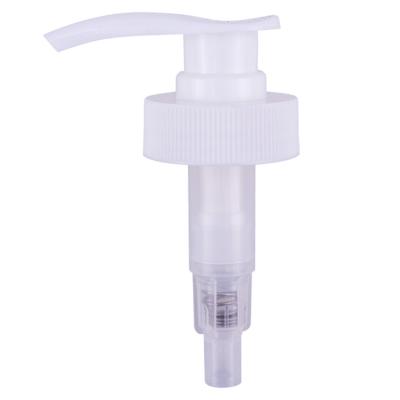 Bomba de loção plástica branca 28mm 33mm 38mm líquido grande dosagem 4cc 5cc