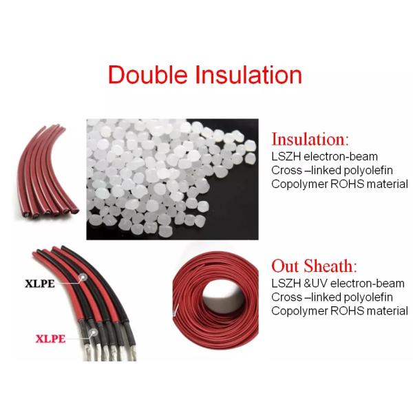 Фотовольтайческий материал 200м кабеля СЛПЭ ДК солнечный в крен для солнечного завода