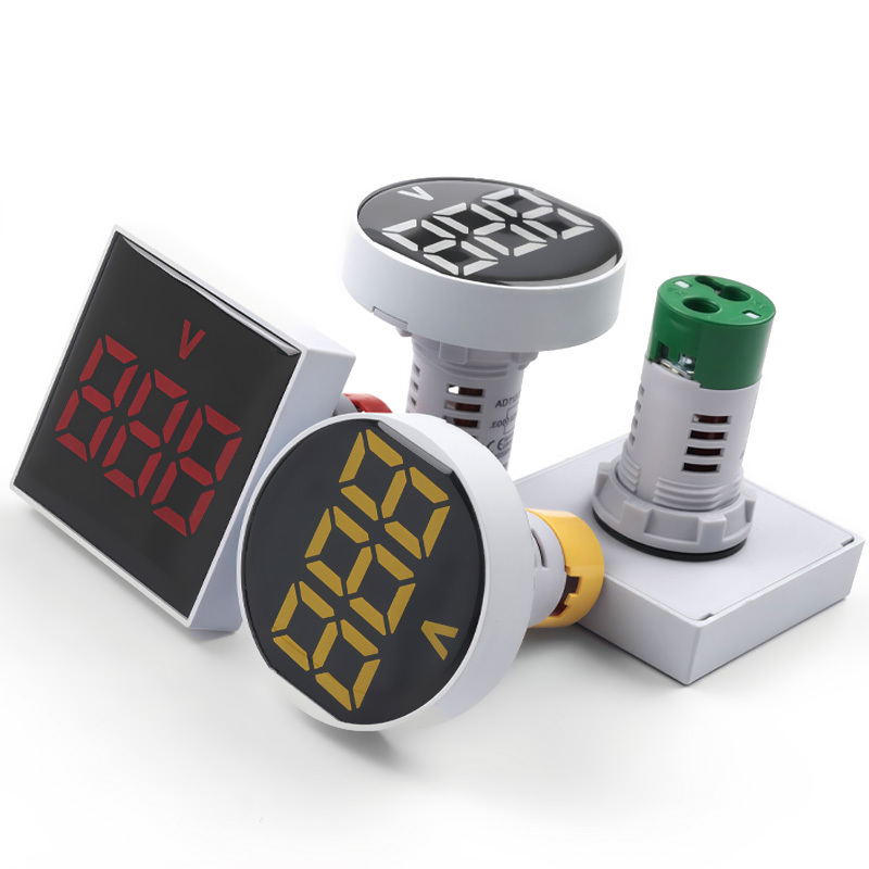 YZ LED Voltmeter Digital Indicator Single Display Panel Meter AD112-50 AC60-500V