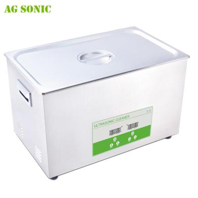 líquido de limpeza ultrassônico caloroso da joia 30L com controle industrial da placa do PWB