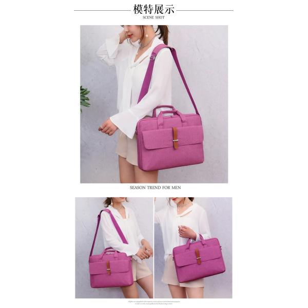 Female Computer Laptop Bag 13.3 - 15.6 Inch Washable Oxford Customized Logo