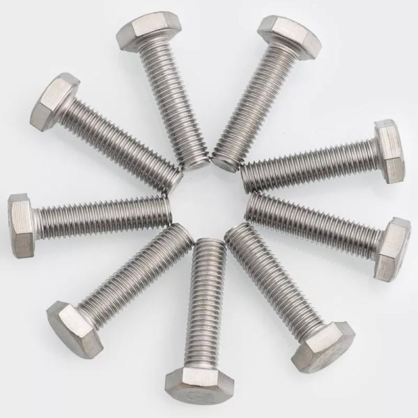 Fasteners M8 M16 M20 Stainless Steel Hex Bolt And Nut Steel Galvanized HDG Hex Bolt DIN933