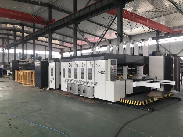 Heavy Duty Printing Slotting Die Cutting Machine Electric Drive Paper Sizes 400x720mm