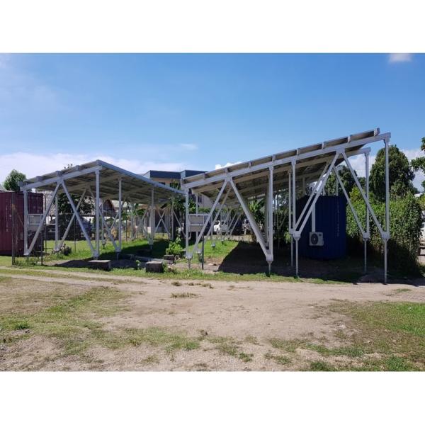 60m/S 1.5KN/M2 Solar Panel Carport Landscape Photovoltaic System