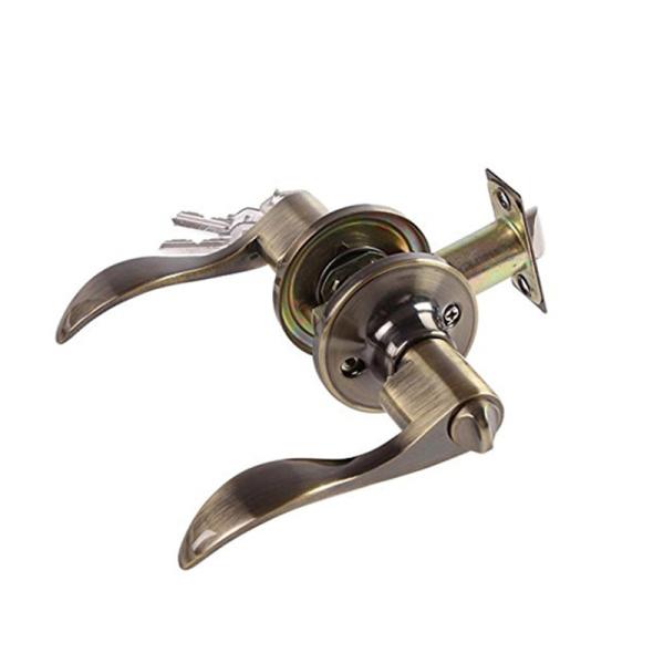 Cerradura de palanca tubular de la manija de la aleación de bronce antigua del cinc