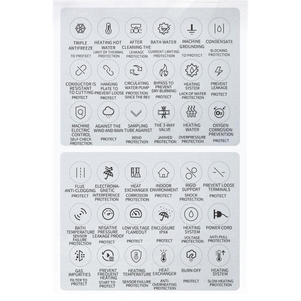 Gas Heating Wall Hung Gas Boiler Combination 35kg for Domestic Hot Water and Heating
