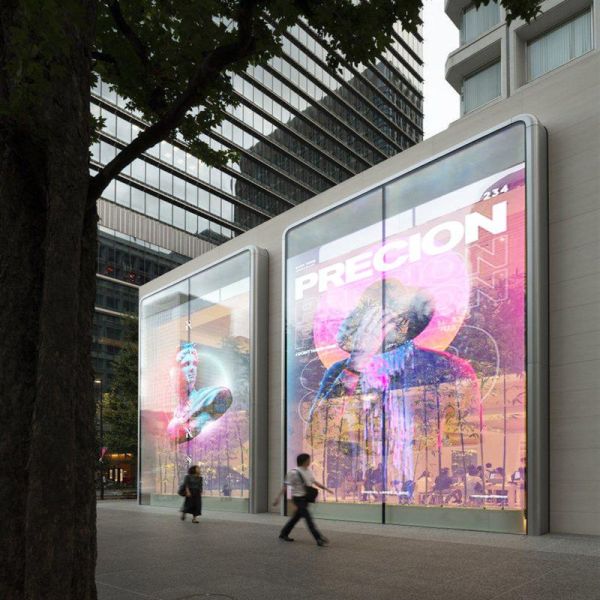 LionLED P6 Indoor Flexible Transparent LED Display For Glass Windows Shop/Advertising